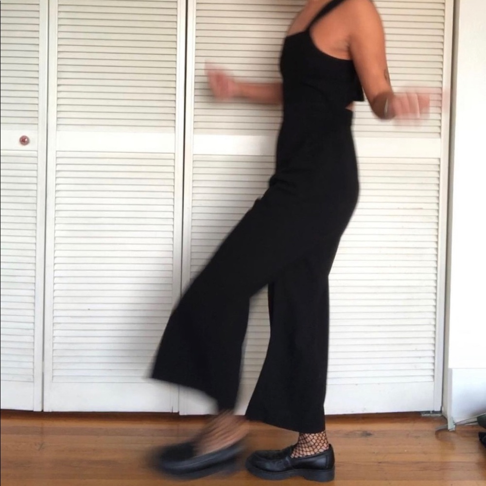 Madewell black jumpsuit